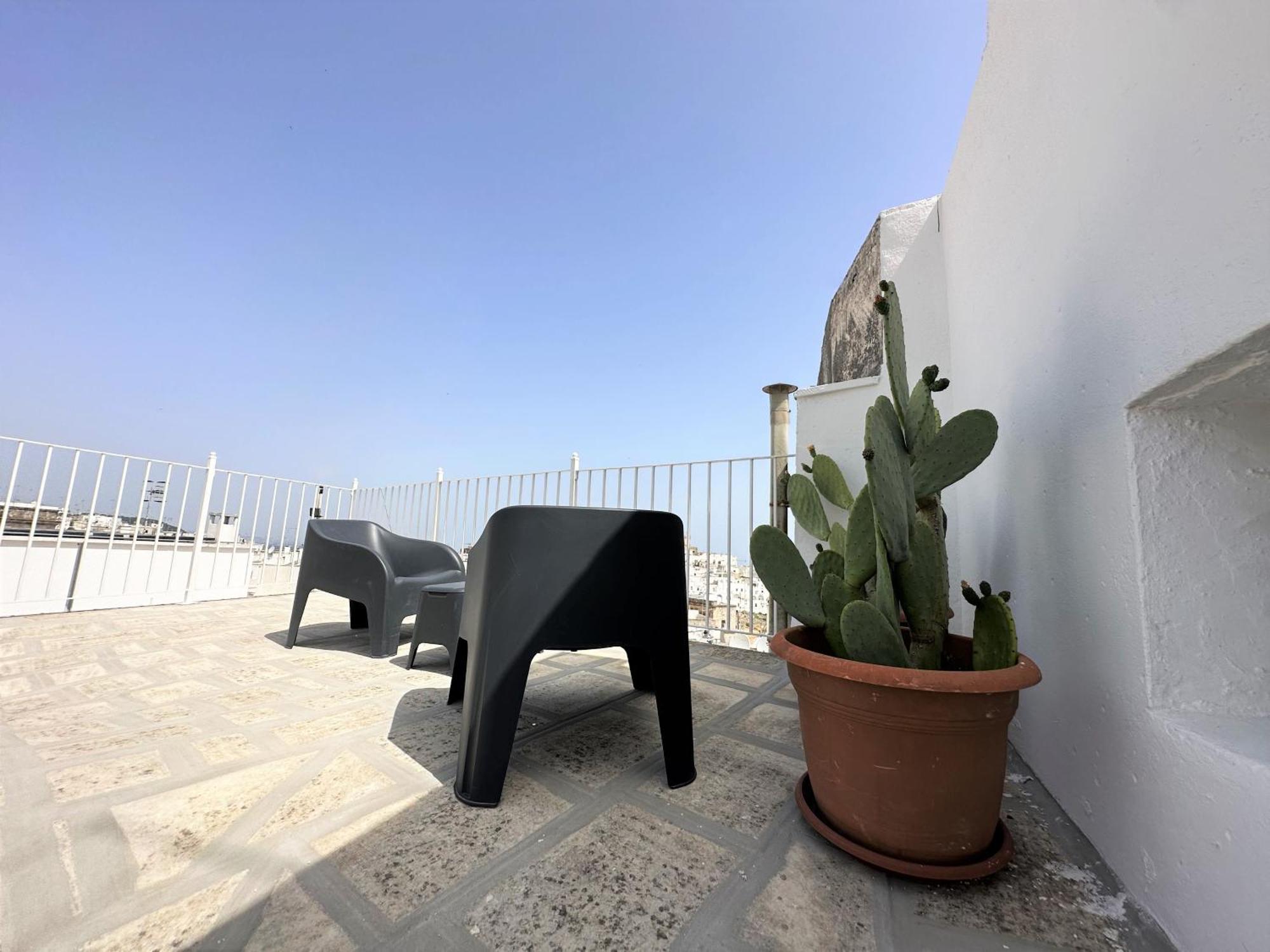 La Stanza Sul Tetto - Panorama&Relax - Ostuni Centro Villa Dış mekan fotoğraf